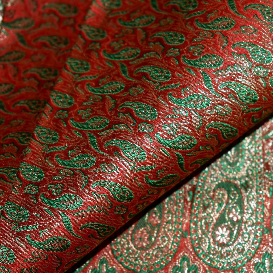 Esarfa-Sal - Handloom Banarasi Katan Silk Brocart /Mulberry Silk & Zari Border-> Brocart11 - esarfa Sal Banarasi Katan Silk Brocart