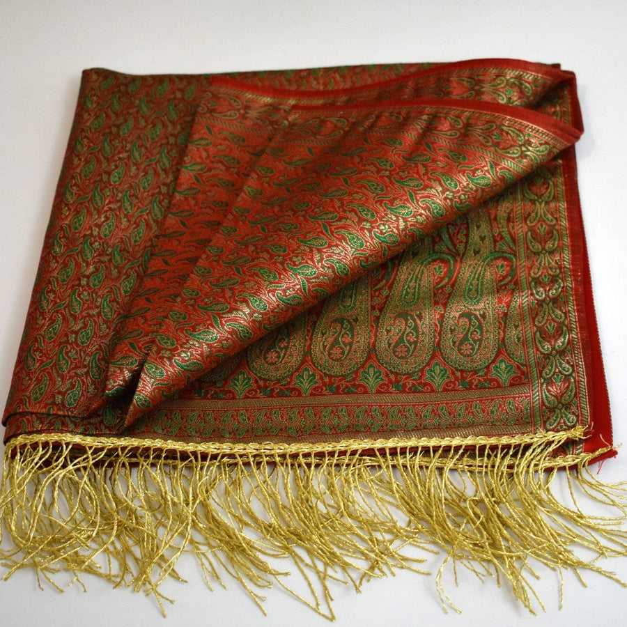 Esarfa-Sal - Handloom Banarasi Katan Silk Brocart /Mulberry Silk & Zari Border-> Brocart11 - esarfa Sal Banarasi Katan Silk Brocart