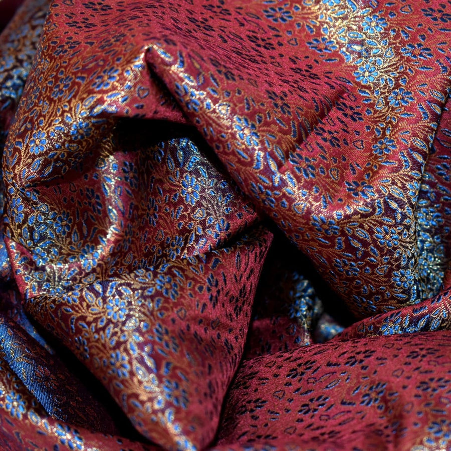 Esarfa-Sal - Handloom Banarasi Katan Silk Brocart /Mulberry Silk & Zari Border-> Brocart12 - esarfa Sal Banarasi Katan Silk Brocart