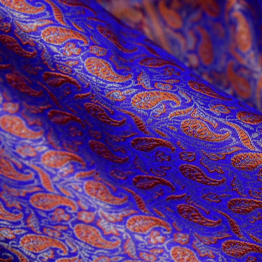 Esarfa-Sal - Handloom Banarasi Katan Silk Brocart /Mulberry Silk & Zari Border-> Brocart15 - esarfa Sal Banarasi Katan Silk Brocart