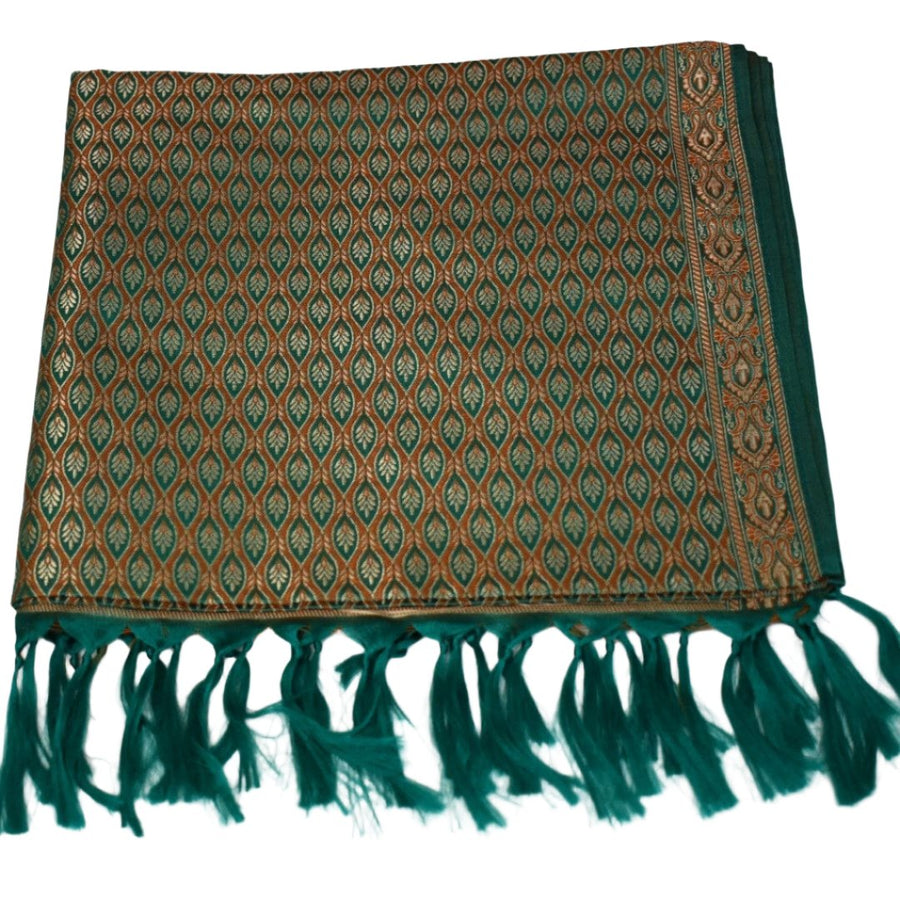 Esarfa-Sal - Handloom Banarasi Katan Silk Brocart /Mulberry Silk & Zari Border-> Brocart18 - esarfa Sal Banarasi Katan Silk Brocart