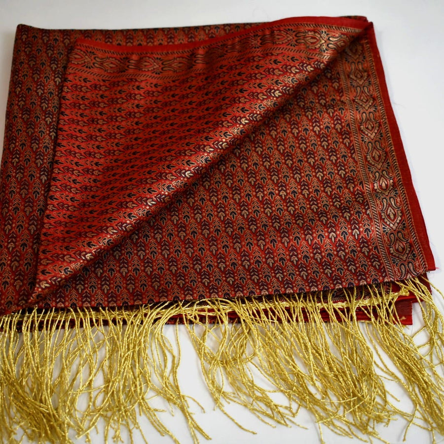 Esarfa-Sal - Handloom Banarasi Katan Silk Brocart /Mulberry Silk & Zari Border-> Brocart9 - esarfa Sal Banarasi Katan Silk Brocart
