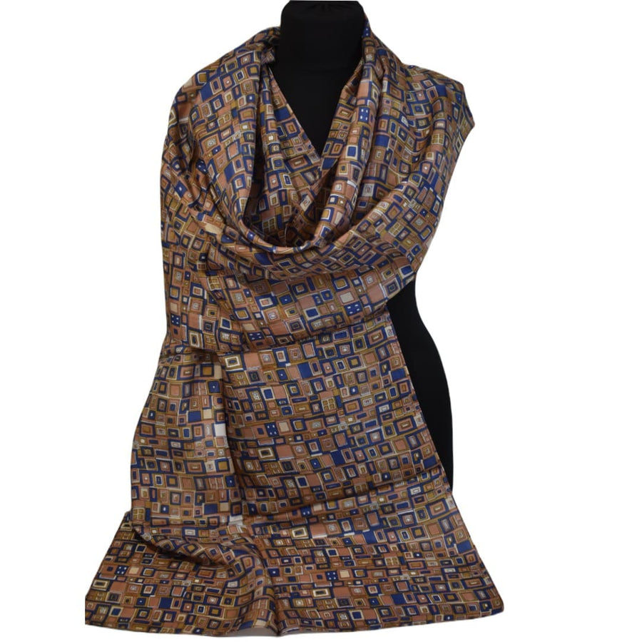 Esarfa-Sal Premium 100% Matase Naturala (Heavy Silk -Matase plina) - > Cod: ES11.1 - Esarfa-Sal din Matase Naturala