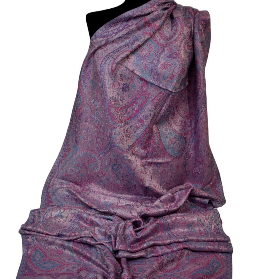 Esarfa SAL Premium Jamawar din 100% Matase Naturala - Heritage -> Cod: JamawarOct115 - Sal matase naturala jamawar
