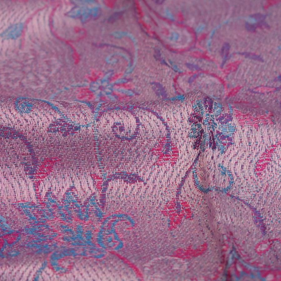 Esarfa SAL Premium Jamawar din 100% Matase Naturala - Heritage -> Cod: JamawarOct115 - Sal matase naturala jamawar