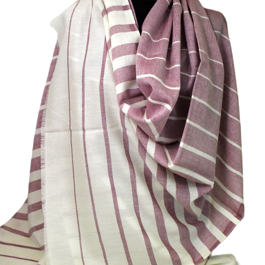 Esarfa-Sal tesuta manual din 100% Bumbac cu textura extrafina -> Cod: BMB27 - esarfa sal din bumbac