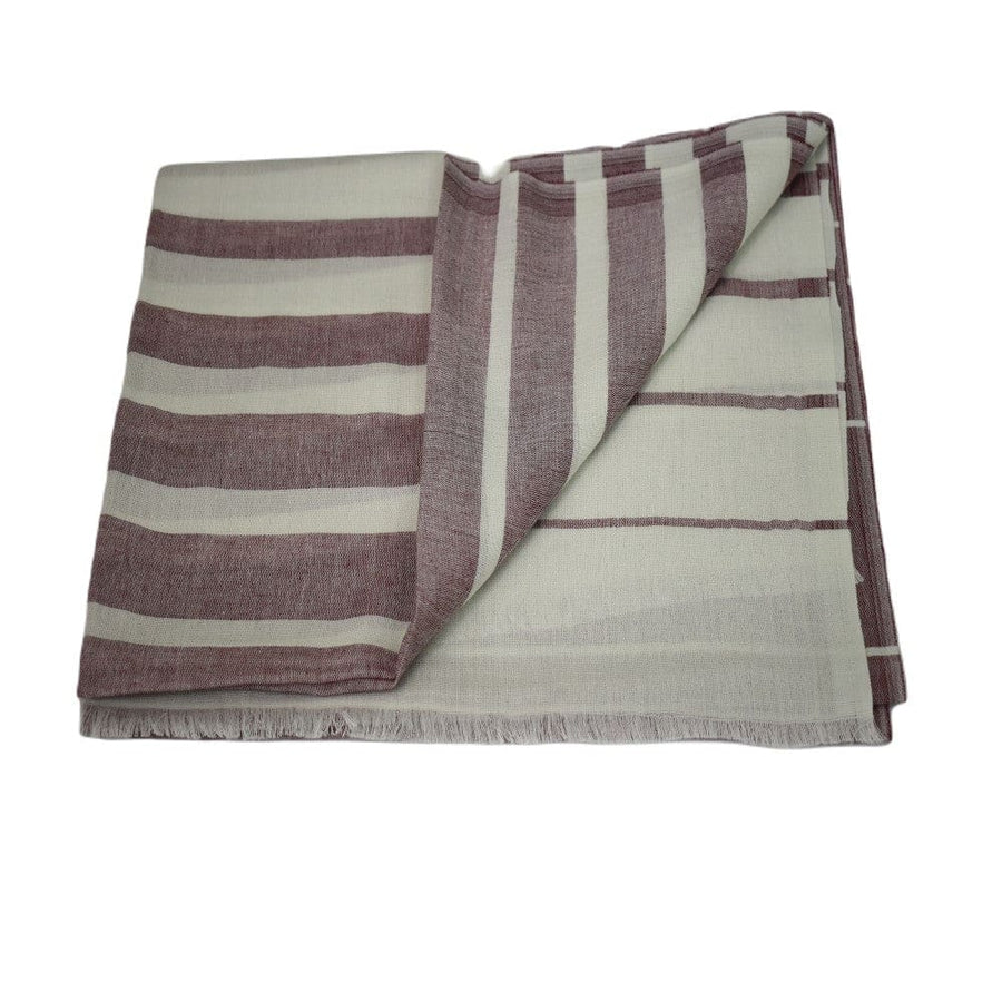 Esarfa-Sal tesuta manual din 100% Bumbac cu textura extrafina -> Cod: BMB27 - esarfa sal din bumbac