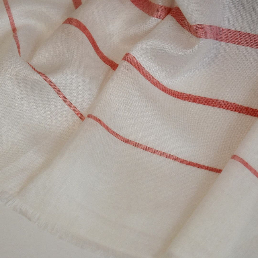 Esarfa-Sal tesuta manual din 100% Bumbac cu textura extrafina -> Cod: BMB28 - esarfa sal din bumbac