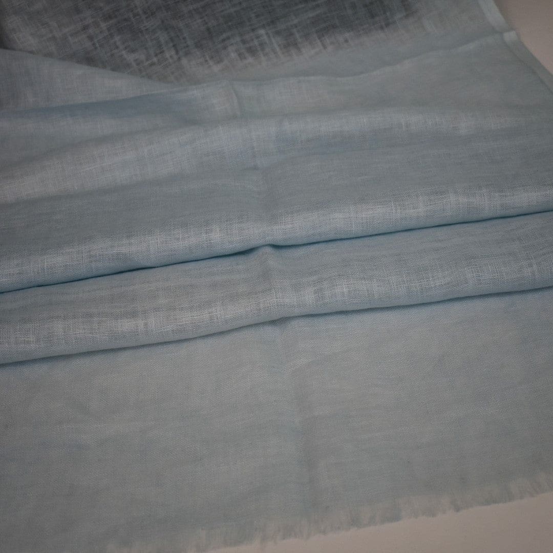 Esarfa-Sal tesuta manual din 100% IN (Linen 100% ) -Bleu Pastel -> Cod: Linen19 - esarfa din Linen (in)