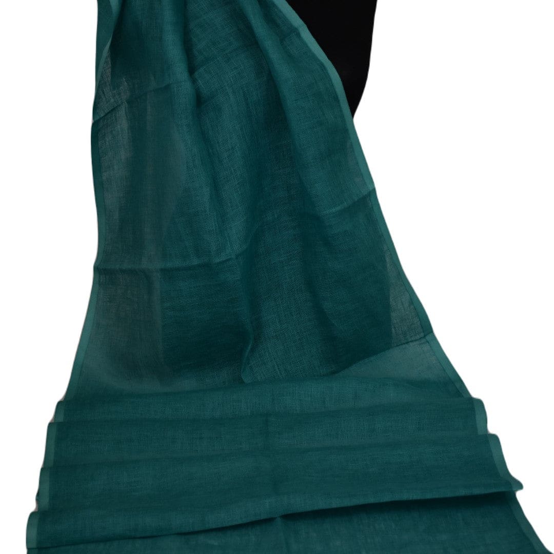 Esarfa-Sal tesuta manual din 100% IN (Linen 100% ) -Blueverde -> Cod: Linen20 - esarfa din Linen (in)