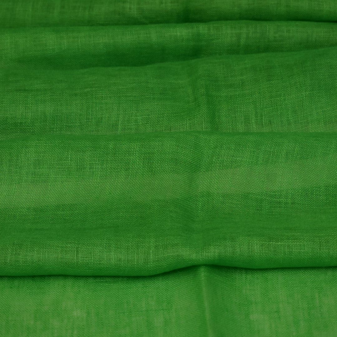 Esarfa-Sal tesuta manual din 100% IN (Linen 100% ) -Forest Green -> Cod: Linen4 - esarfa din Linen (in)