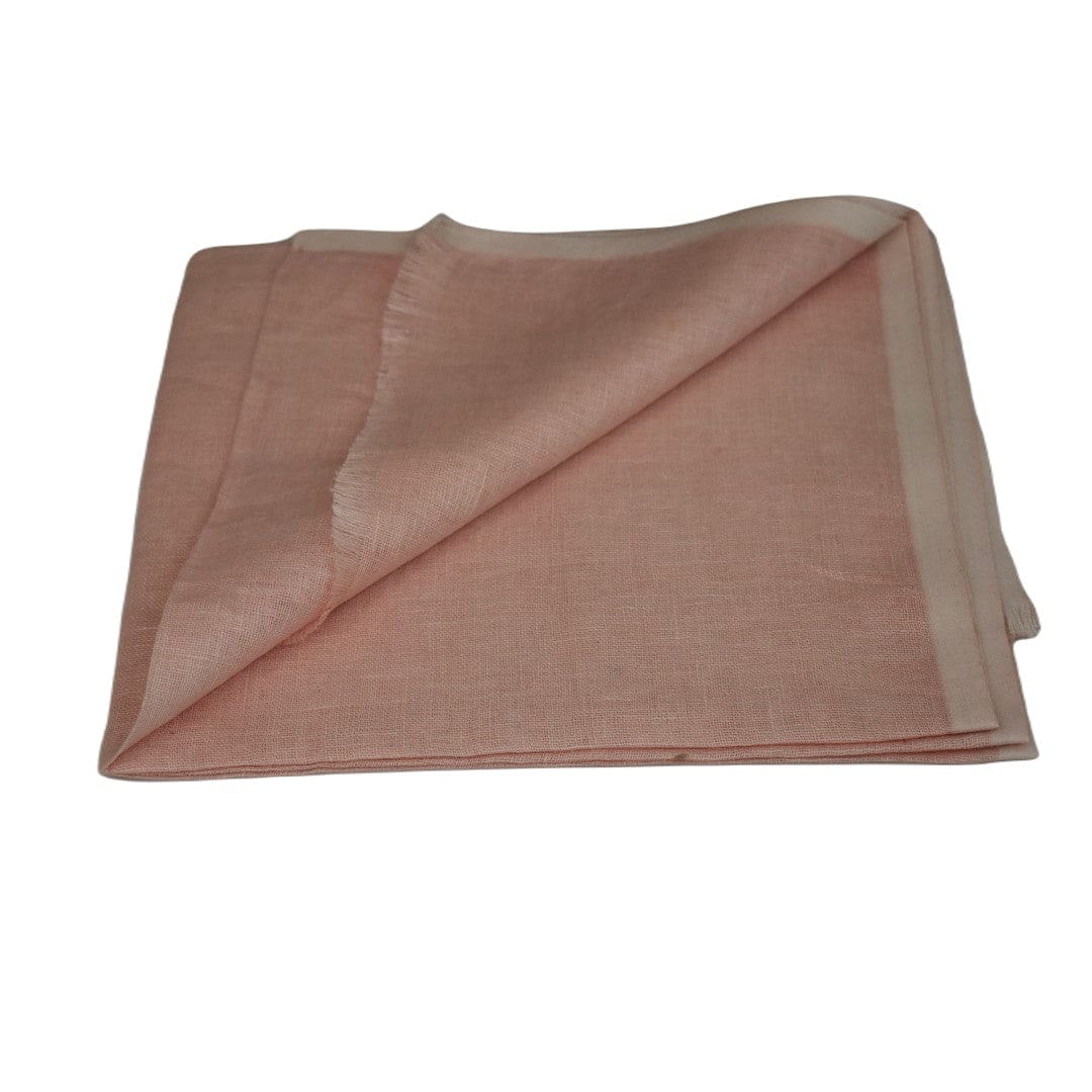 Esarfa-Sal tesuta manual din 100% IN (Linen 100% ) - Fuzzy Peach/Culoarea Anului 2024-> Cod: Linen13 - esarfa din Linen (in)