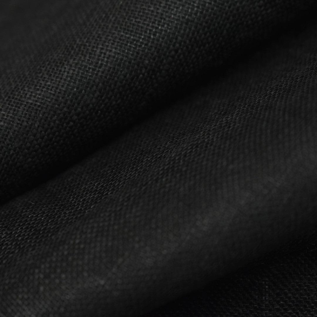 Esarfa-Sal tesuta manual din 100% IN (Linen 100% ) -Negru -> Cod: Linen3 - esarfa din Linen (in)
