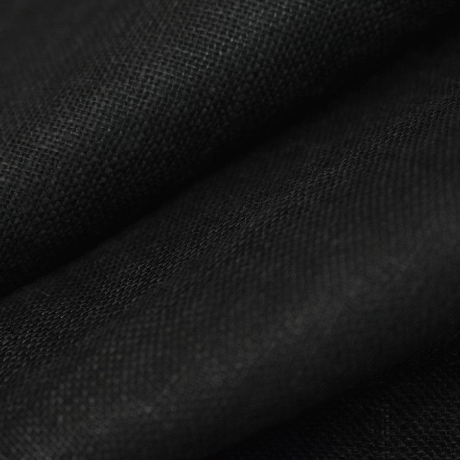 Esarfa-Sal tesuta manual din 100% IN (Linen 100% ) -Negru -> Cod: Linen3 - esarfa din Linen (in)