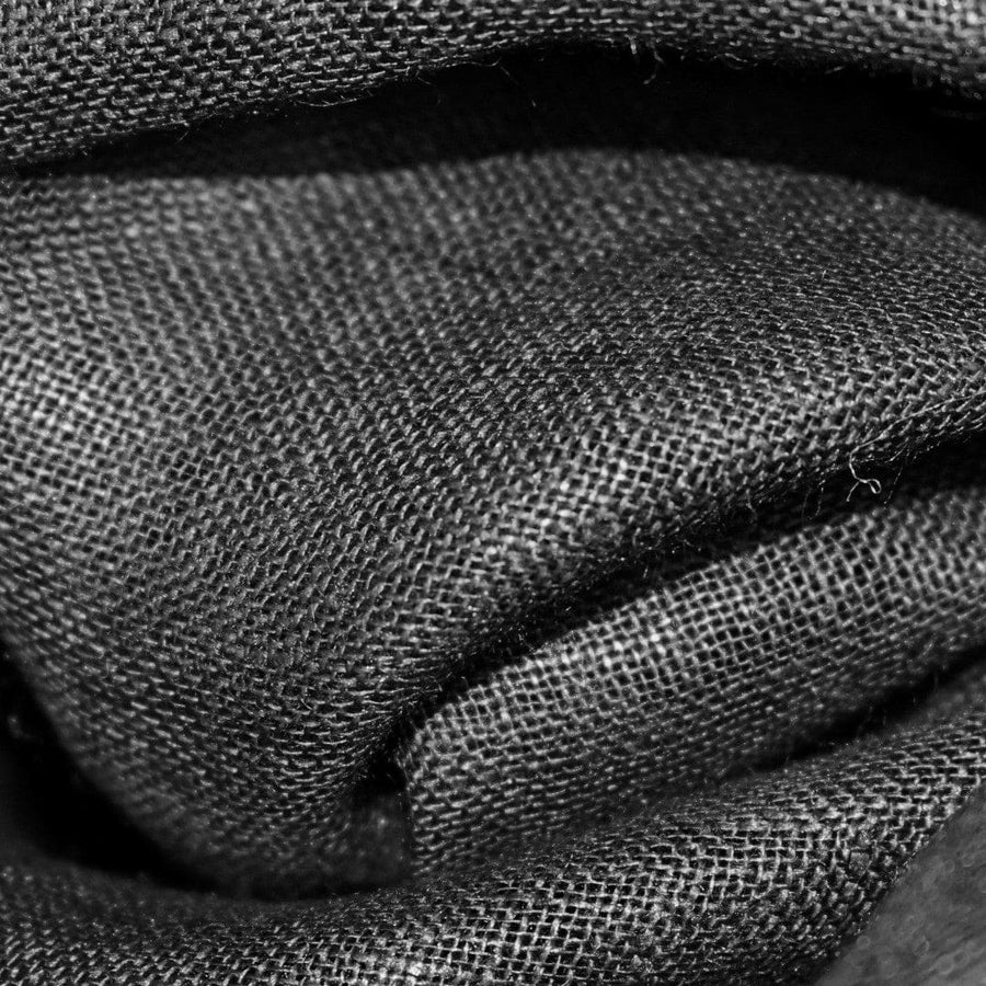 Esarfa-Sal tesuta manual din 100% IN (Linen 100% ) -Negru -> Cod: Linen3 - esarfa din Linen (in)