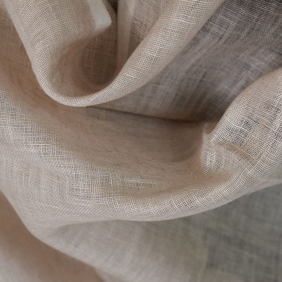 Esarfa-Sal tesuta manual din 100% IN (Linen 100% ) - Nude Bej -> Cod: Linen2 - esarfa din Linen (in)