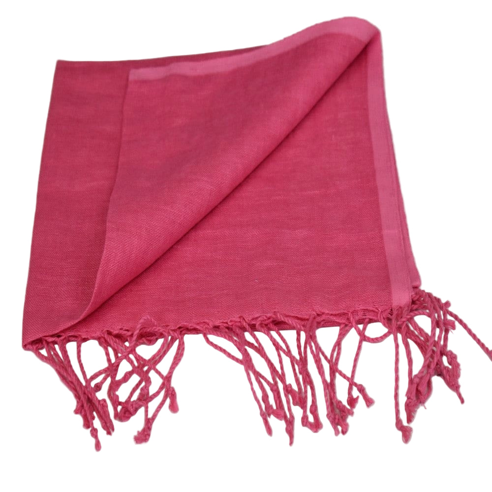 Esarfa-Sal tesuta manual din 100% IN (Linen 100% ) - Rose -> Cod: Linen9 - esarfa din Linen (in)
