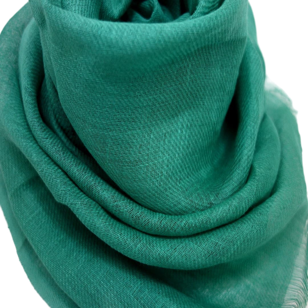 Esarfa-Sal tesuta manual din 100% IN (Linen 100%) - Verde Turcoaz -> Cod: LIN1 - esarfa din Linen (in)