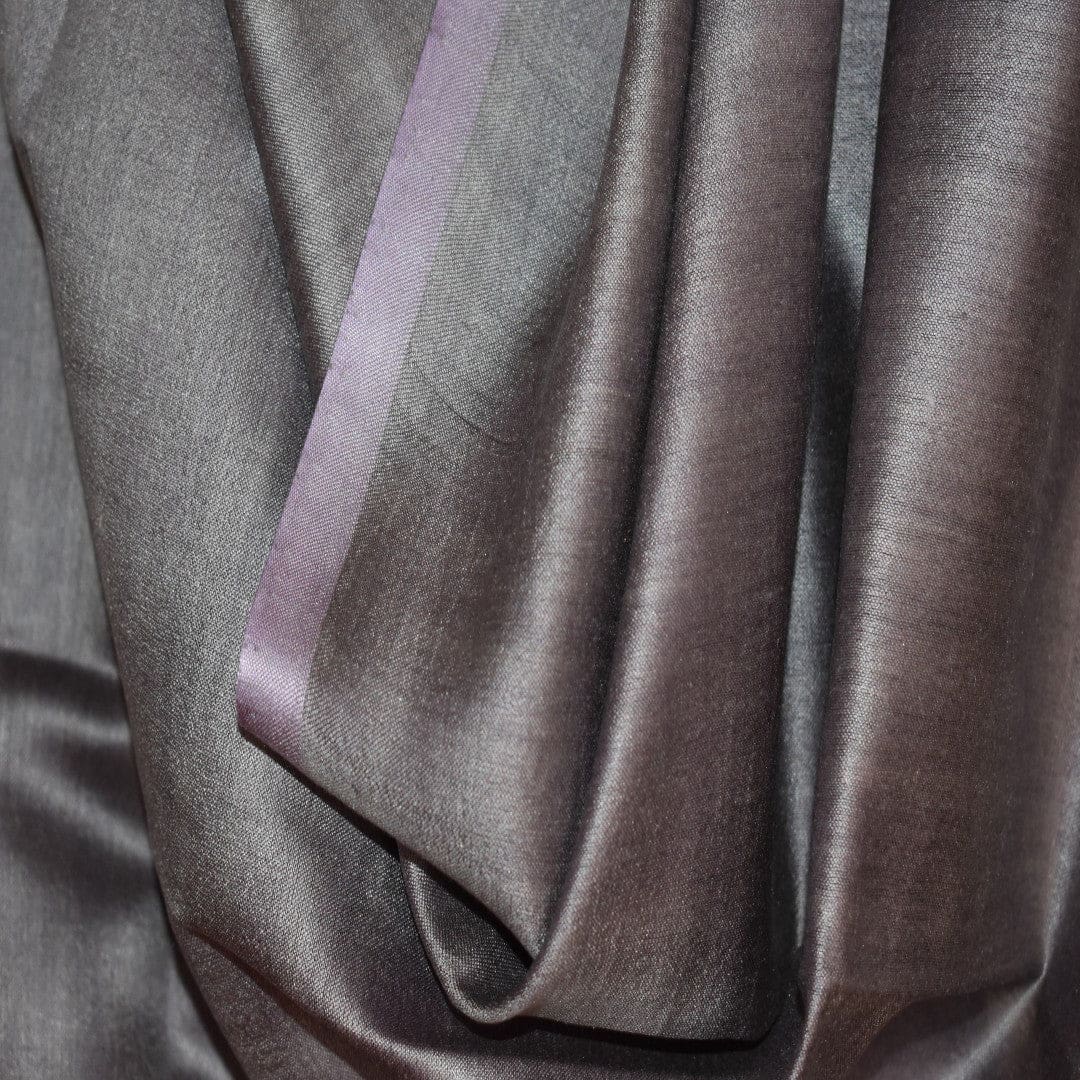 Esarfa-Sal tesuta manual din Matase Naturala ERI SILK (Peace Silk) - Gray Lilac (Cod: ERI6) - Esarfa din Matase naturala ERI SILK