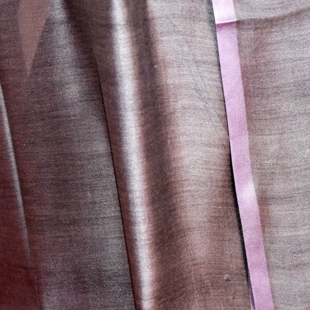 Esarfa-Sal tesuta manual din Matase Naturala ERI SILK (Peace Silk) - Gray Lilac (Cod: ERI6) - Esarfa din Matase naturala ERI SILK