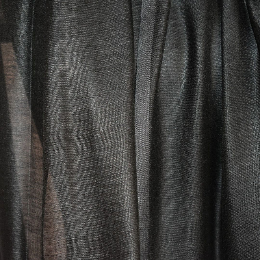 Esarfa-Sal tesuta manual din Matase Naturala ERI SILK (Peace Silk) - Negru Intens (Cod: ERI5)) - Esarfa din Matase naturala ERI SILK