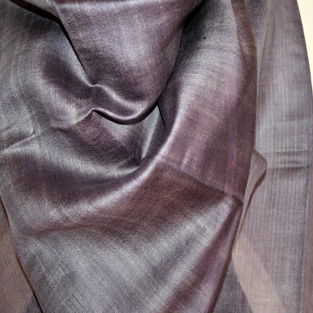 Esarfa-Sal tesuta manual din Matase Naturala ERI SILK (Peace Silk) - Perywinkle (Cod: ERI10) - Esarfa din Matase naturala ERI SILK