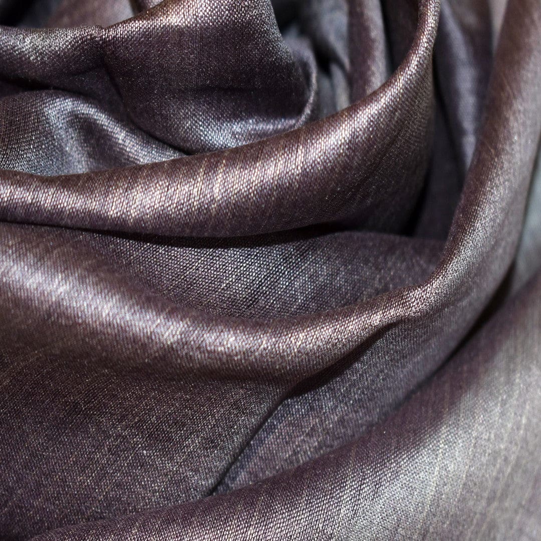 Esarfa-Sal tesuta manual din Matase Naturala ERI SILK (Peace Silk) - Perywinkle (Cod: ERI10) - Esarfa din Matase naturala ERI SILK