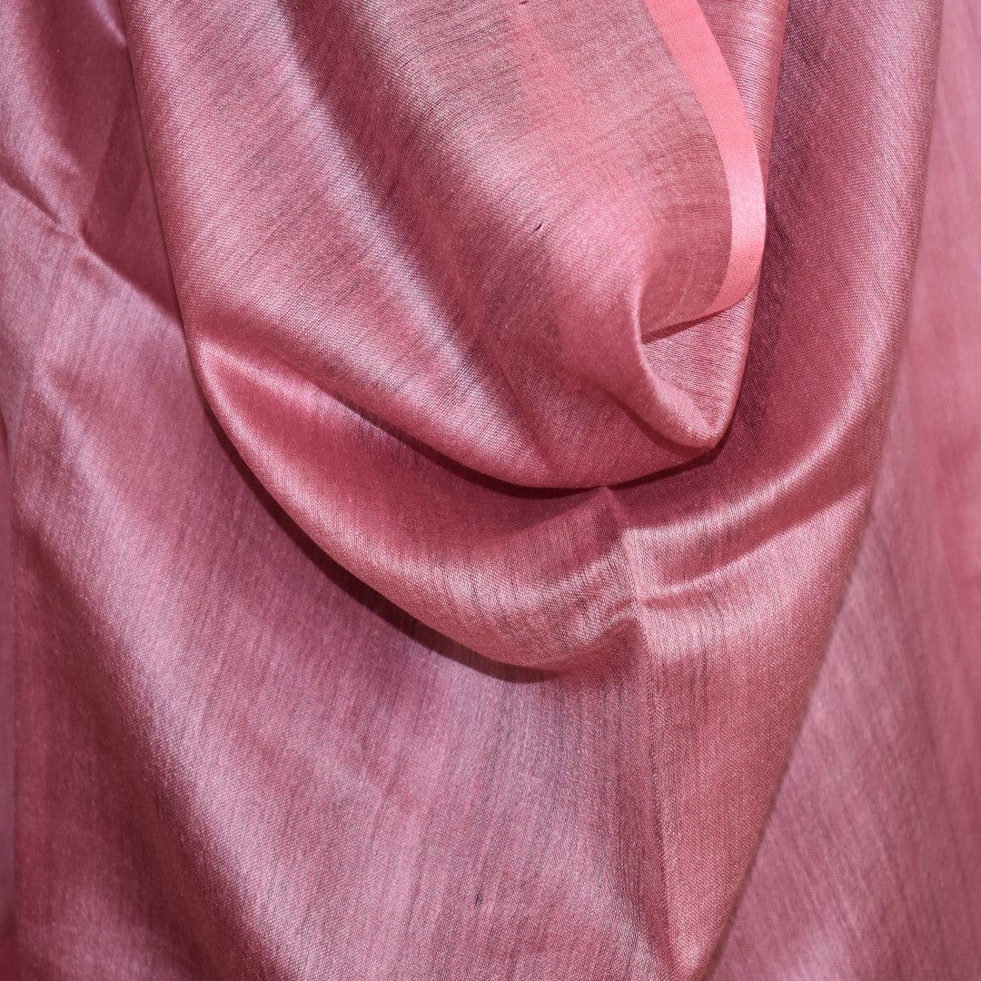 Esarfa-Sal tesuta manual din Matase Naturala ERI SILK (Peace Silk) -Rose (Cod: ERI7) - Esarfa din Matase naturala ERI SILK