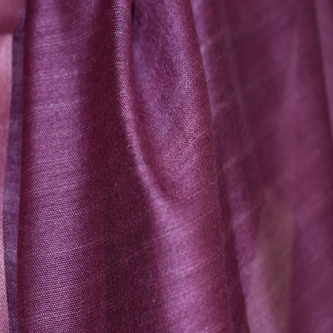 Esarfa-Sal tesuta manual din Matase Naturala ERI SILK (Peace Silk) - Wine Magenta (Cod: ERI1) - Esarfa din Matase naturala ERI SILK