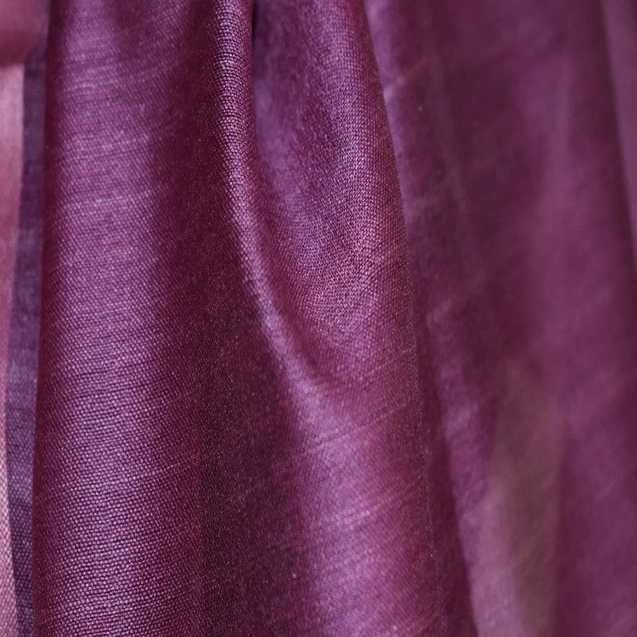 Esarfa-Sal tesuta manual din Matase Naturala ERI SILK (Peace Silk) - Wine Magenta (Cod: ERI1)