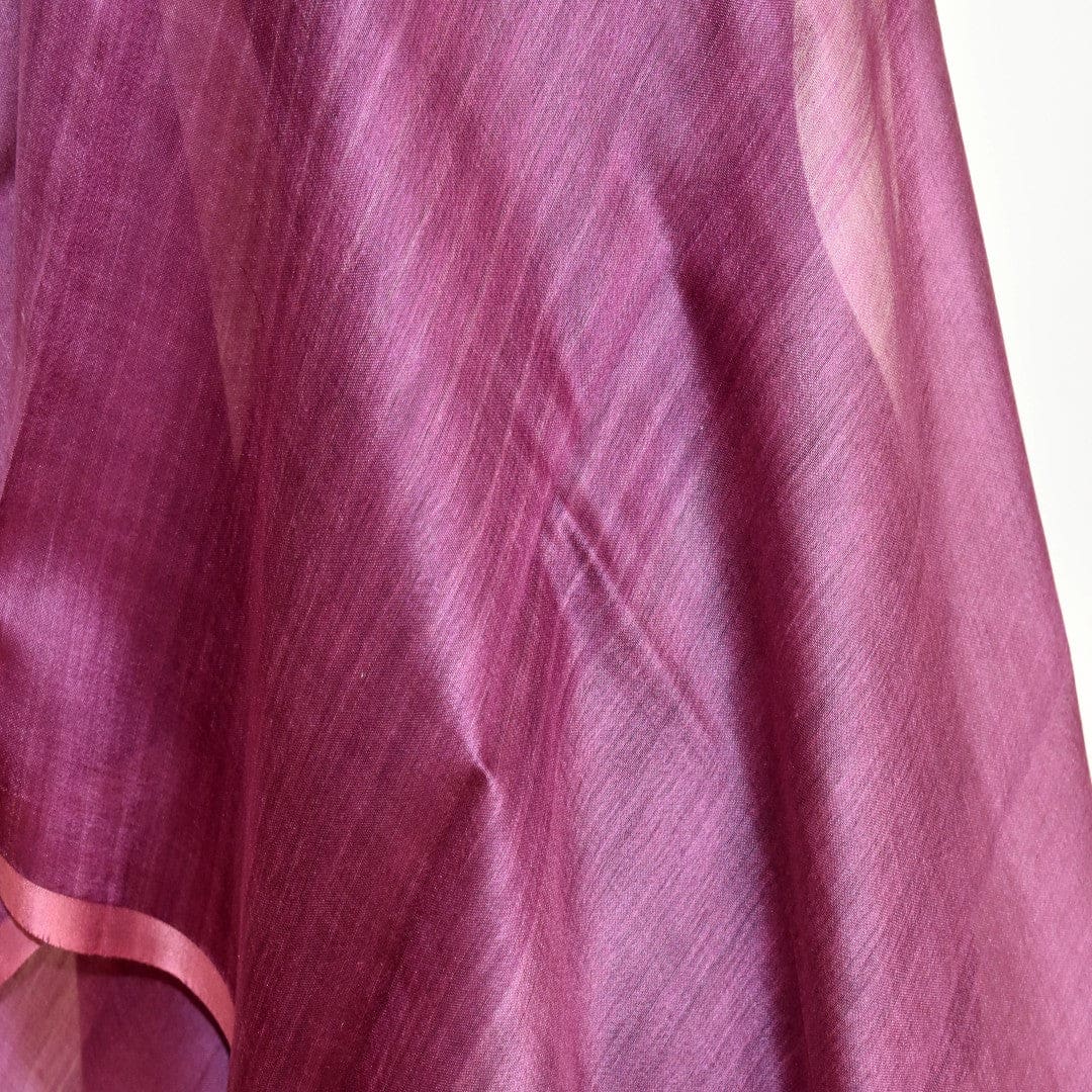 Esarfa-Sal tesuta manual din Matase Naturala ERI SILK (Peace Silk) - Wine Magenta (Cod: ERI1) - Esarfa din Matase naturala ERI SILK