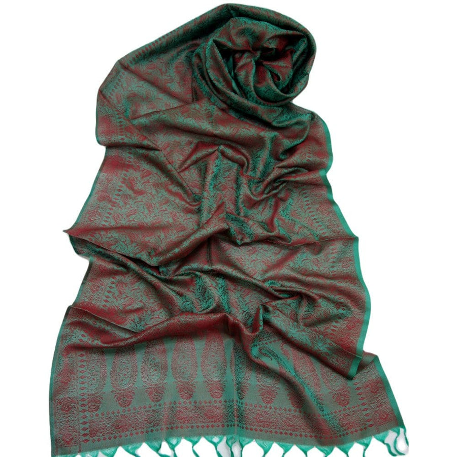 Esarfa/Sal tesut manual din Matase Naturala de Varanasi -> Cod: NEWVAR26 - esarfa sal din matase naturala Varanasi