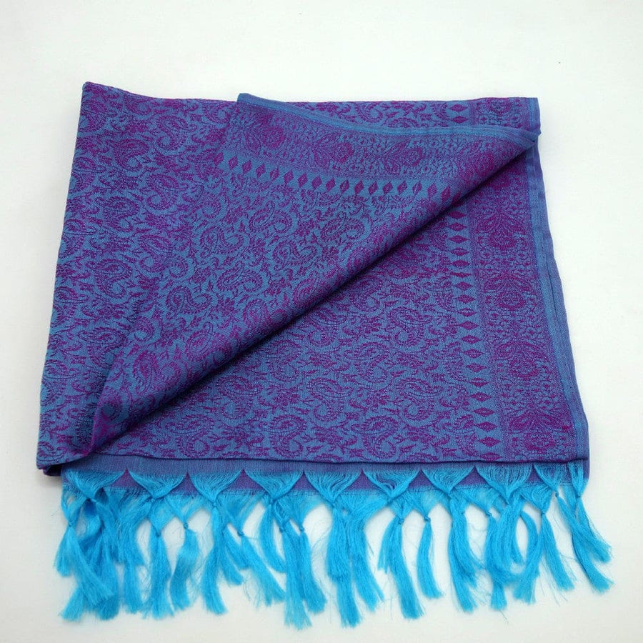 Esarfa/Sal tesut manual din Matase Naturala de Varanasi -> Cod: NEWVAR4 - esarfa sal din matase naturala Varanasi