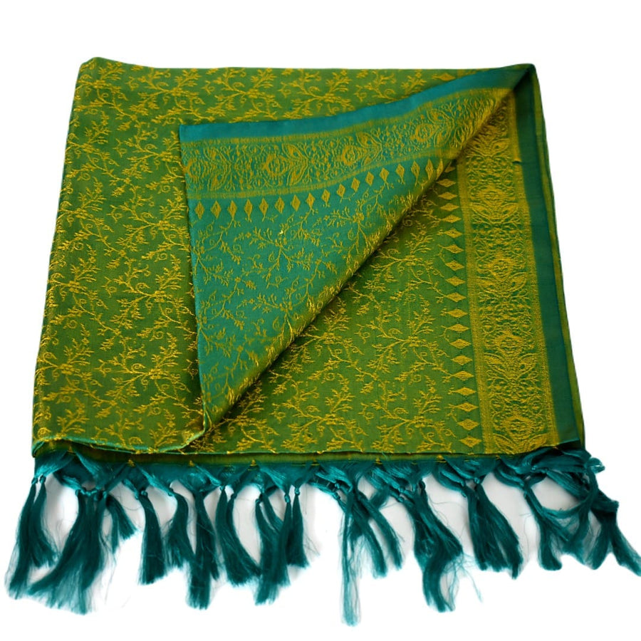 Esarfa/Sal tesut manual din Matase Naturala de Varanasi -> Cod: VAR06 - Esarfa-Sal din Matase Naturala Varanasi