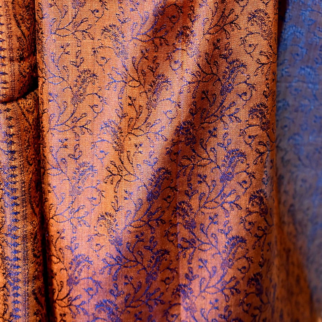 Esarfa/Sal tesut manual din Matase Naturala de Varanasi -> Cod: VAR07 - Esarfa-Sal din Matase Naturala Varanasi