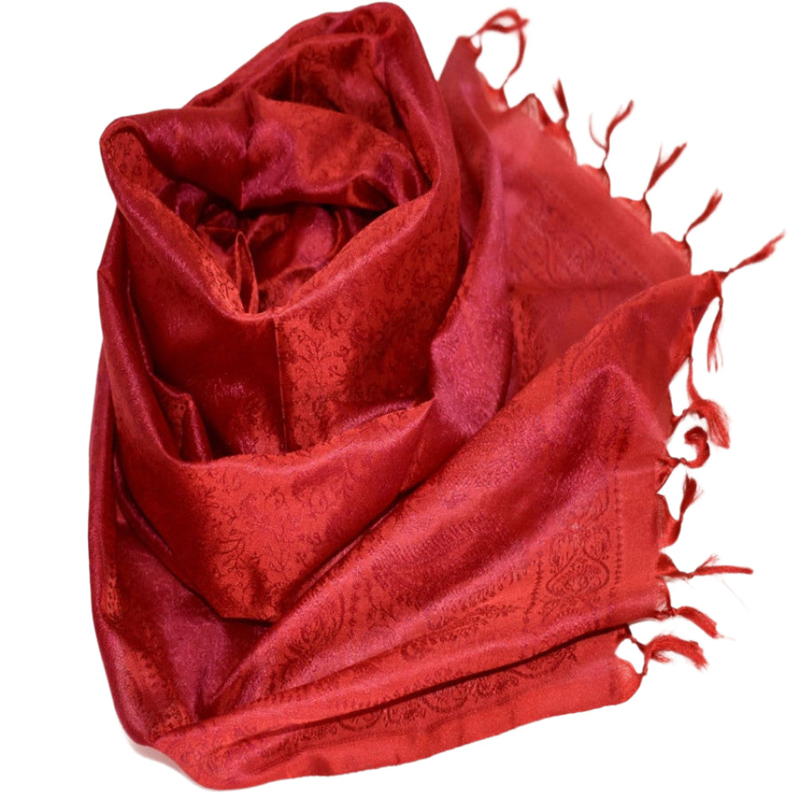 Esarfa/Sal tesut manual din Matase Naturala de Varanasi -> Cod: VAR12 - Esarfa-Sal din Matase Naturala Varanasi
