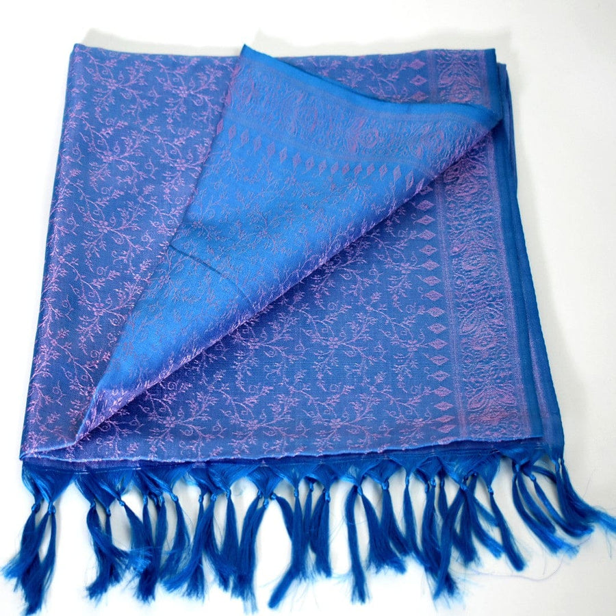 Esarfa/Sal tesut manual din Matase Naturala de Varanasi -> Cod: VAR19 - Esarfa-Sal din Matase Naturala Varanasi