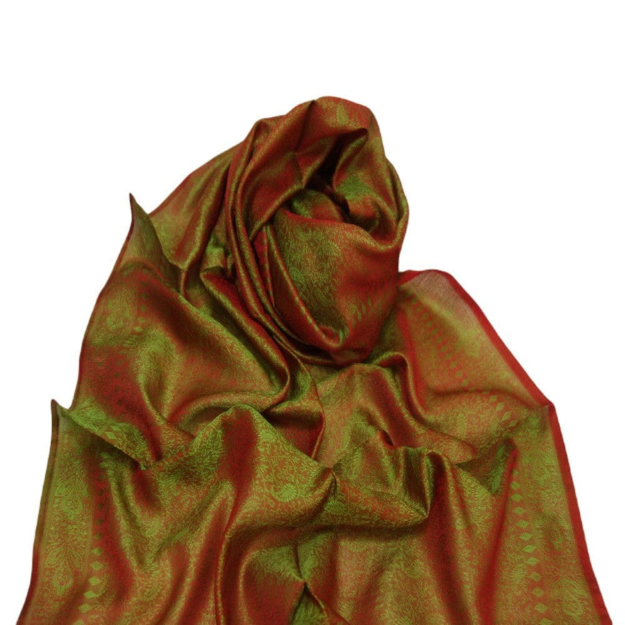 Esarfa/Sal tesut manual din Matase Naturala de Varanasi -> Cod: VAR24 - esarfa matase naturala