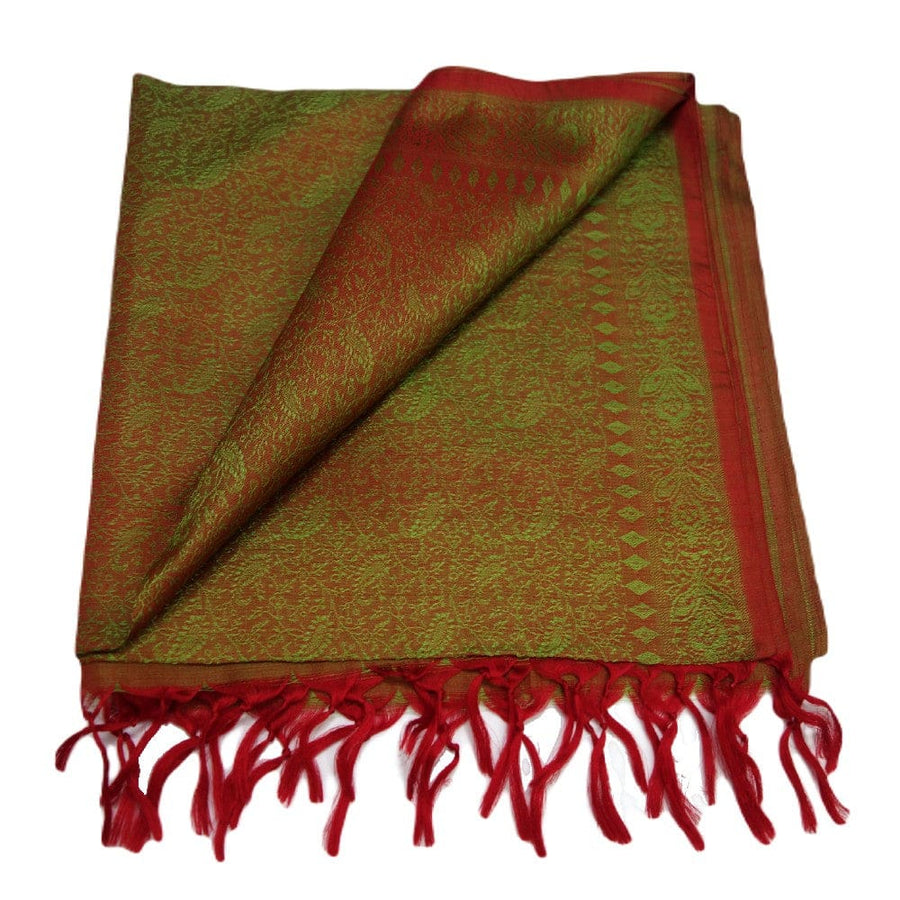 Esarfa/Sal tesut manual din Matase Naturala de Varanasi -> Cod: VAR24 - esarfa matase naturala