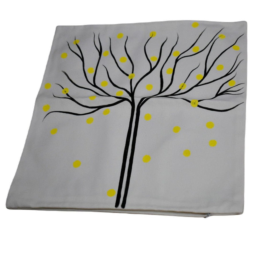 Fata Pui de Perna pentru Canapea - Pictata manual pe Canvas din 100% Bumbac -> Cod: Handpainted7 - fata pui de perna