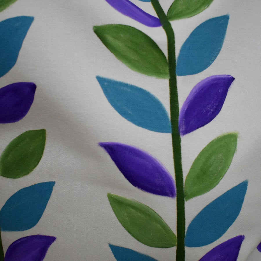 Fata Pui de Perna pentru Canapea - Pictata manual pe Canvas din 100% Bumbac -> Cod: Handpainted9 - fata pui de perna