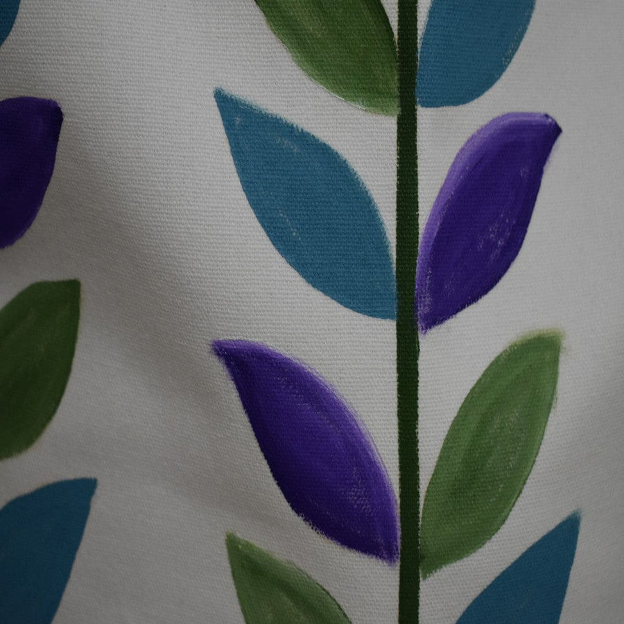 Fata Pui de Perna pentru Canapea - Pictata manual pe Canvas din 100% Bumbac -> Cod: Handpainted9 - fata pui de perna