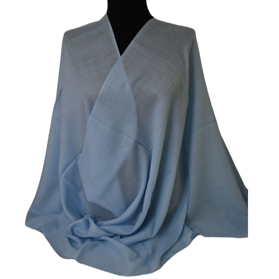 NOU! Sal Premium confectionat din 100% Lana Cashmere - Bleu Ciel - Cod:CASHAPRIL10