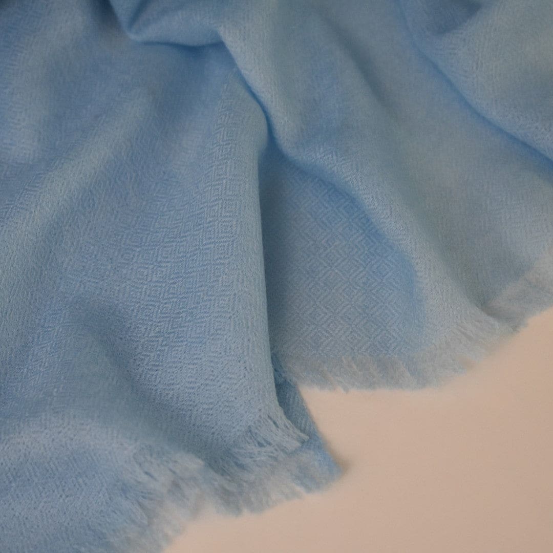 NOU! Sal Premium confectionat din 100% Lana Cashmere - Bleu Ciel - Cod:CASHAPRIL10