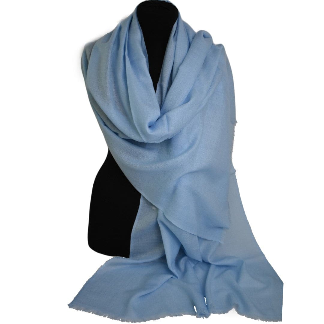 NOU! Sal Premium confectionat din 100% Lana Cashmere - Bleu Ciel - Cod:CASHAPRIL10