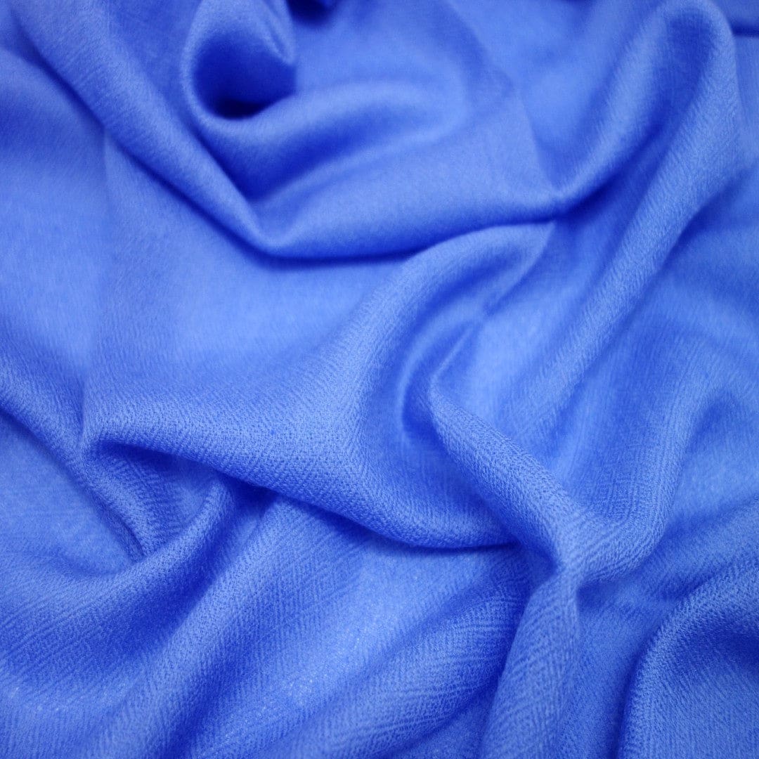 NOU! Sal Premium confectionat din 100% Lana Cashmere - Blue Perennial - CASHNEW9 - sal din cashmere casmir