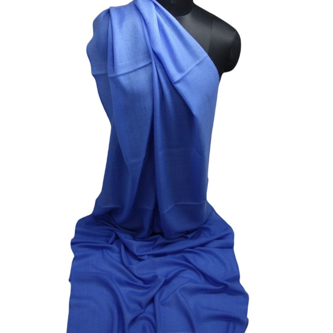 NOU! Sal Premium confectionat din 100% Lana Cashmere - Blue Perennial - CASHNEW9 - sal din cashmere casmir