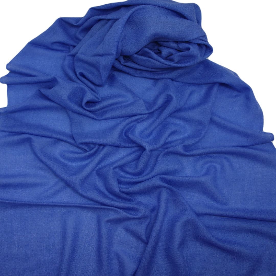 NOU! Sal Premium confectionat din 100% Lana Cashmere - Blue Perennial - CASHNEW9 - sal din cashmere casmir