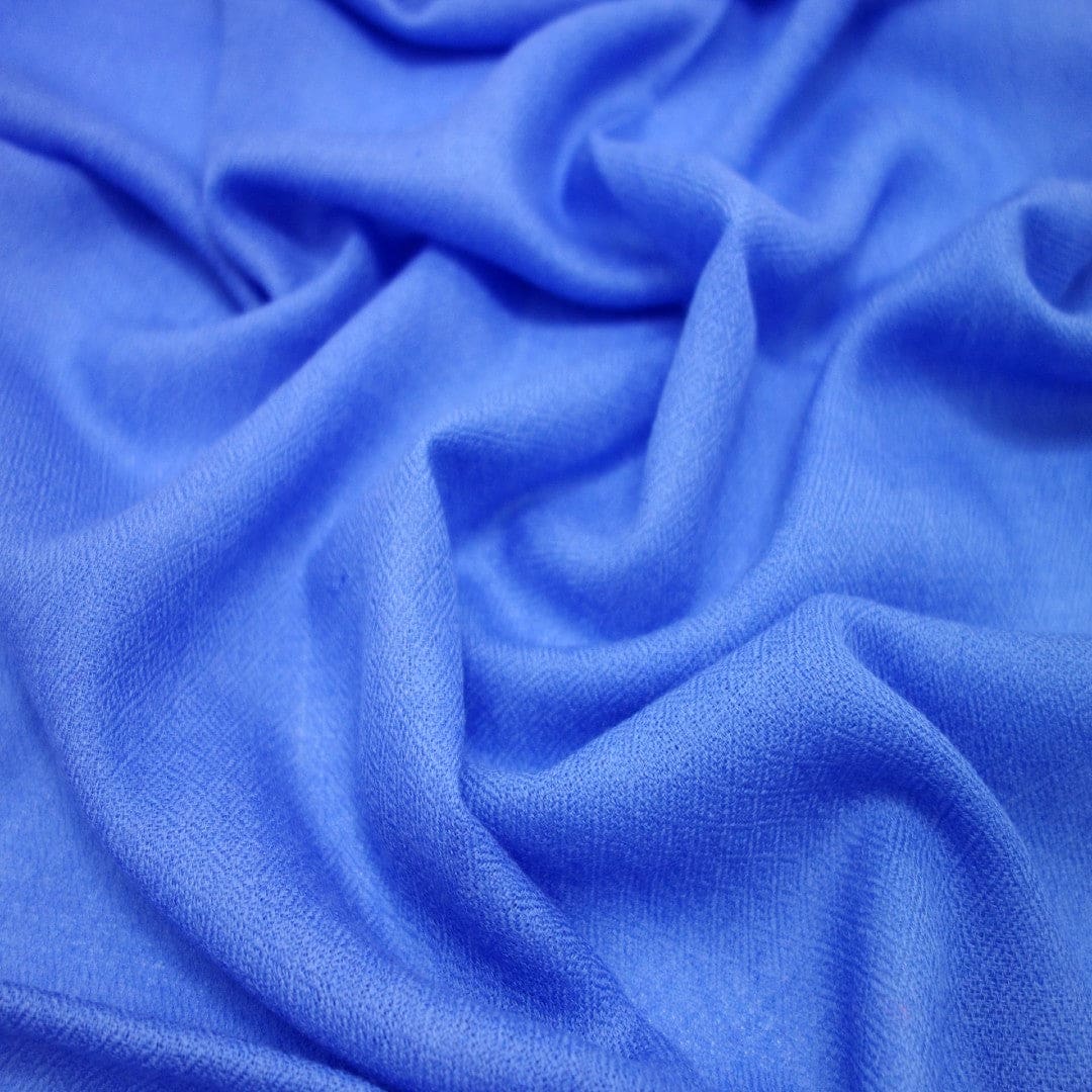 NOU! Sal Premium confectionat din 100% Lana Cashmere - Blue Perennial - CASHNEW9 - sal din cashmere casmir