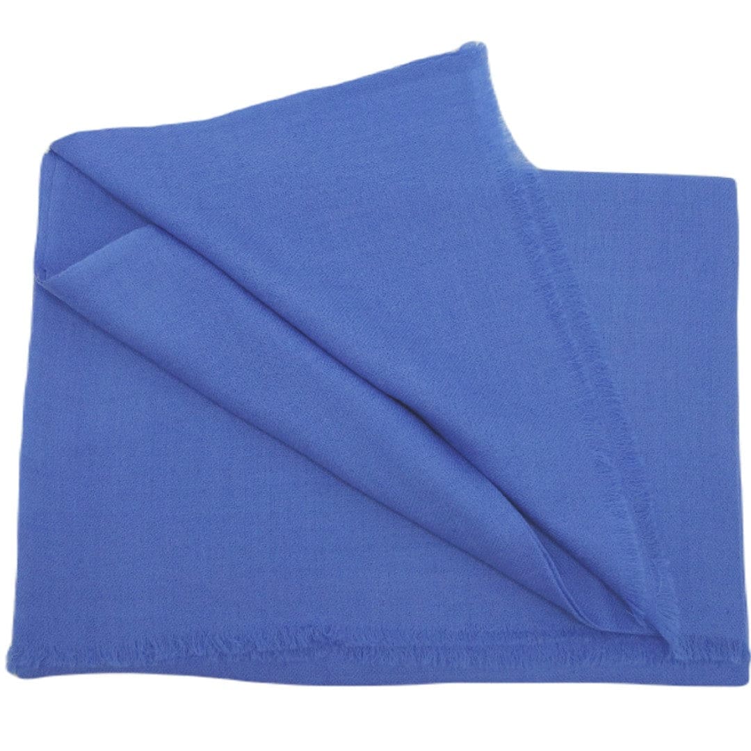 NOU! Sal Premium confectionat din 100% Lana Cashmere - Blue Perennial - CASHNEW9 - sal din cashmere casmir